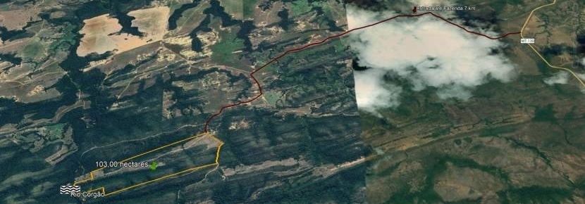 AREA RURAL REGIAO BALNEARIOS COM QUASE 200 METROS 